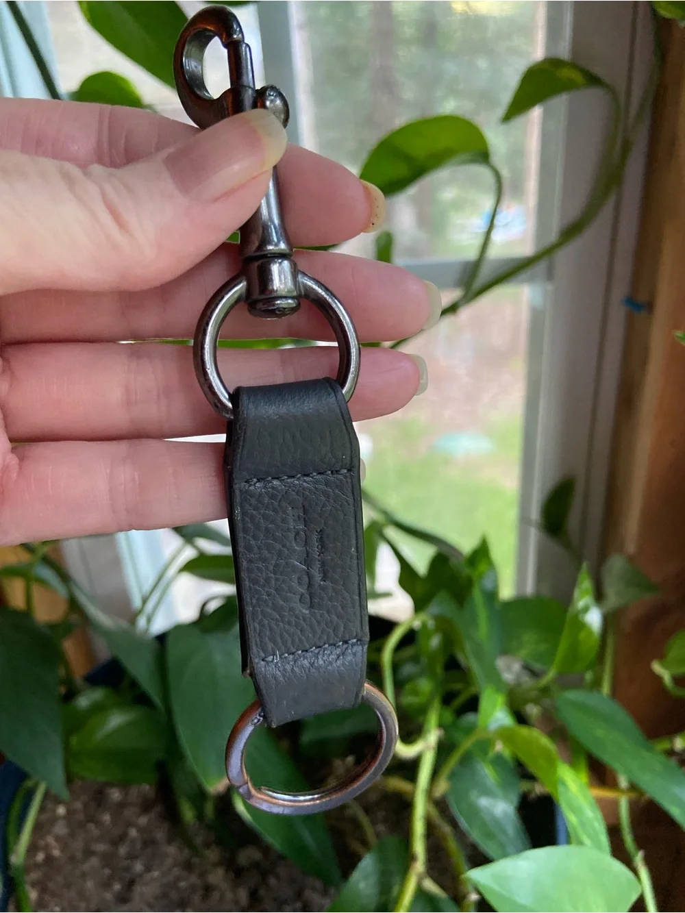 Coach trigger leather